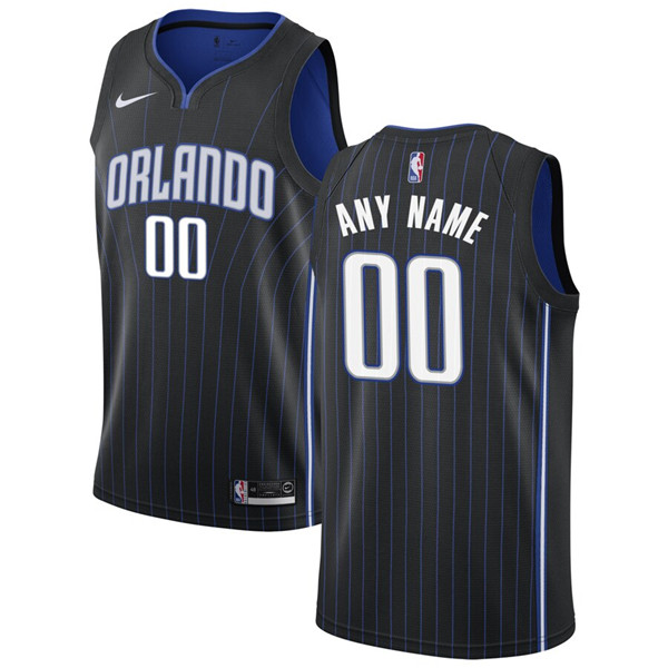 Men's Orlando Magic Active Player Black Custom Stitched NBA Jersey